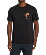 RVCA Mens Yin Yang Pin Short Sleeve T-Shirt