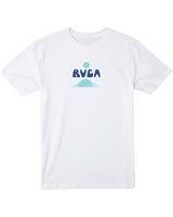 RVCA Mens Blue Lagoon Short Sleeve T-Shirt