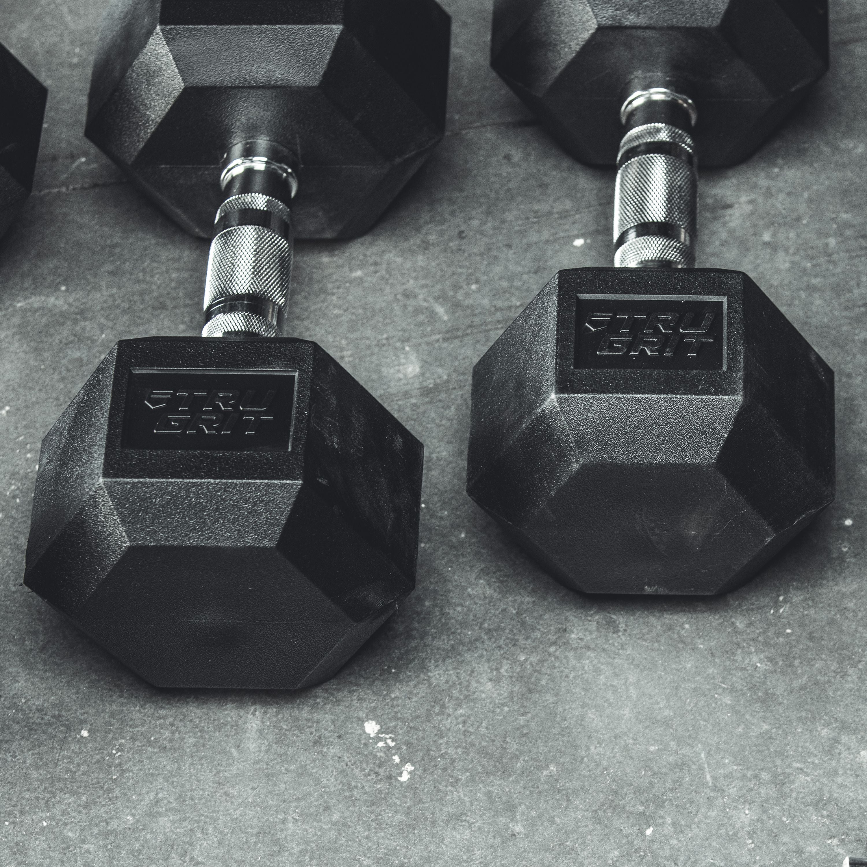 TRU GRIT 95 lbs. Single Hex Elite Dumbbell