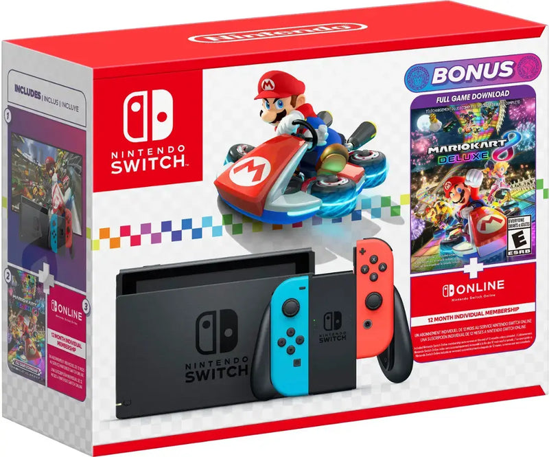 Nintendo Switch Mario Kart 8 Deluxe Bundle – ShopCGX Nintendo Switch Mario Kart 8 Deluxe Bundle – ShopCGX