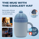 asobu Happy Hat Mug - Beanie Blue