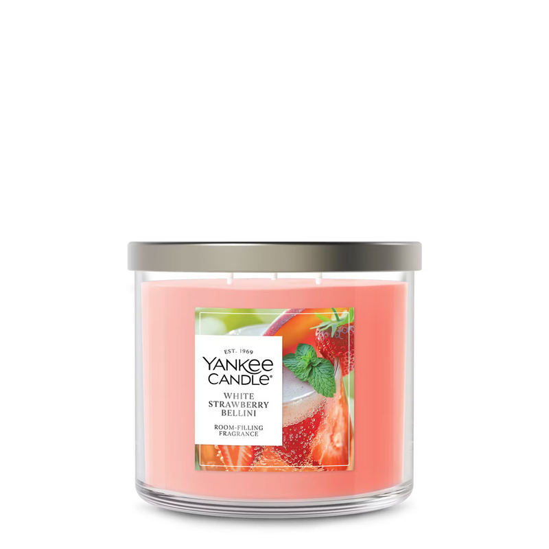 Yankee Candle 3-Wick Candle - White Strawberry Bellini