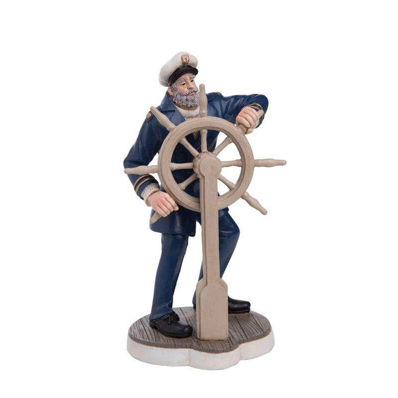 Beachcombers 9.45" Resin Set Sail Captain Figure