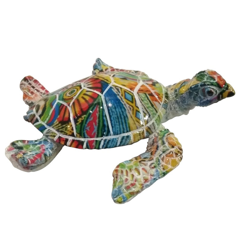 Beachcombers Small Resin Tile Turtle Figurine