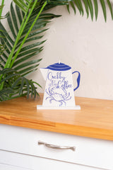 Beachcombers Crabby Beach Coffee Figurine