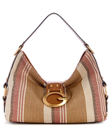 GUESS Camden Woven Shoulder Handbag