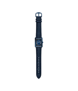 Fossil Carraway Three-Hand Navy Croco Leather Watch