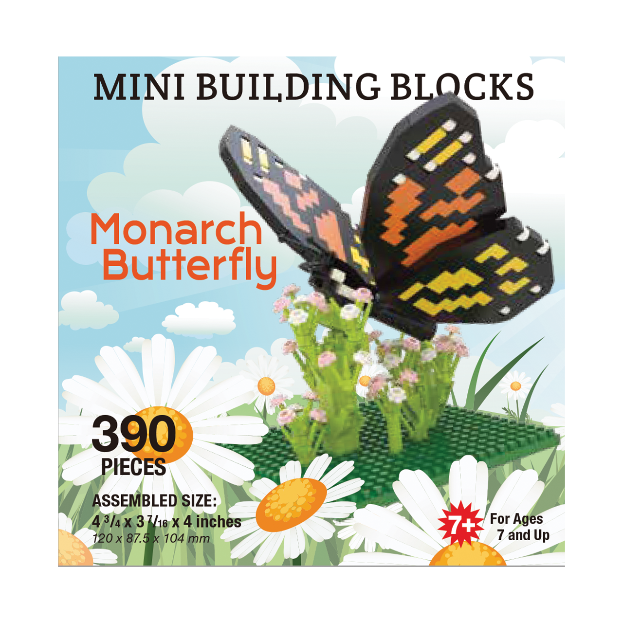 Impact Photographics Monarch Butterfly Mini Building Blocks Set