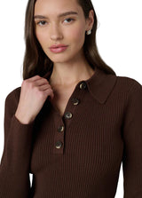 Joe's Jeans Womens Lisa Polo Sweater