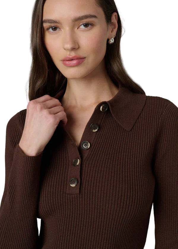 Joe's Jeans Womens Lisa Polo Sweater