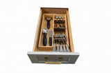 Lipper International Bamboo Expandable Cutlery Holder