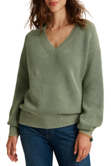 Tommy Bahama Womens Salt & Sea Wash Wave V-Neck Sweater