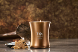 WoodWick Medium Hourglass Precious Metals Candle - Marine Amber