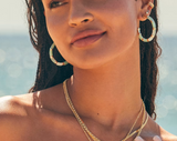 Kendra Scott Gigi Blue Hoop Earrings