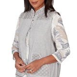 Ruby Rd. Womens Quilted Snap Front Vest