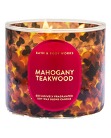 Bath & Body Works 3-Wick Candle - Mahogany Teakwood