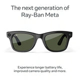 Ray-Ban Meta Transitions Wayfarer (Gen 2) Non-Polarized Sunglasses - Green/Shiny Black