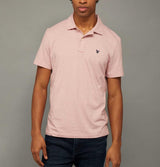 American Eagle Mens AE 24/7 Club Logo Polo Short Sleeve Shirt