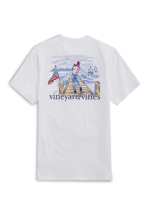 Vineyard Vines Mens Golf Swing Short Sleeve Pocke T-Shirt