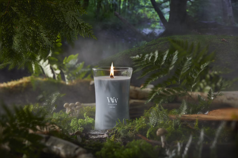 WoodWick Large Hourglass Candle - Terra Haze