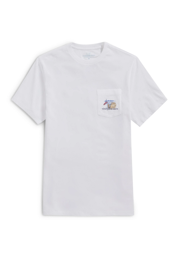 Vineyard Vines Mens Golf Swing Short Sleeve Pocke T-Shirt