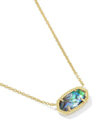 Kendra Scott Elisa Gold Pendant Necklace - Abalone Shell