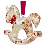 Swarovski Holiday Cheers Gingerbread Rocking Horse Ornament