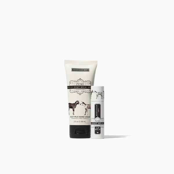 Beekman 1802 Pure Goat Milk Hand Cream & Lip Balm Set