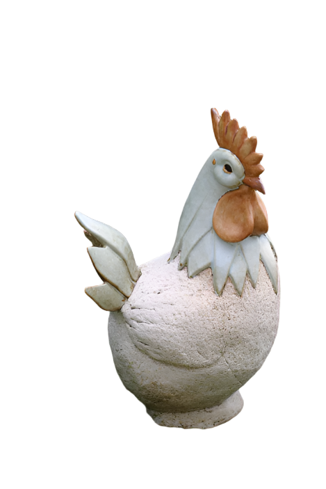 Transpac Ceramic Rooster Figurine