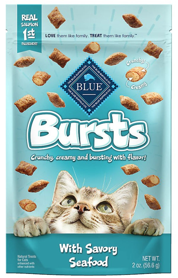 Blue Buffalo Bursts Savory Seafood Cat Treats - 2 oz.