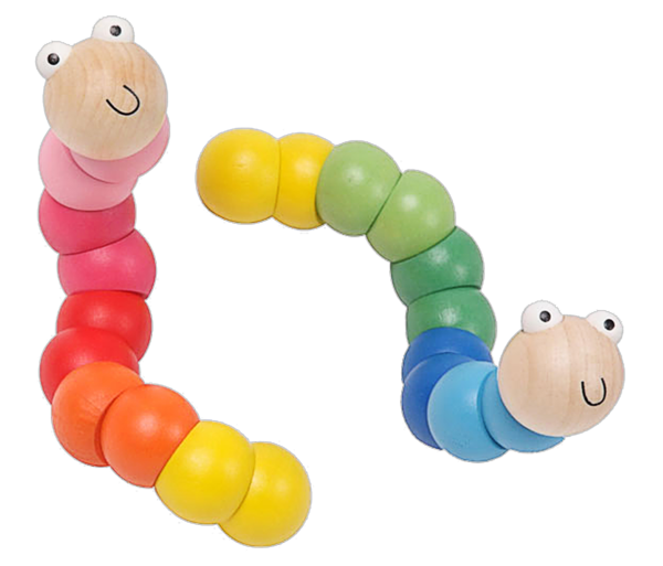 Ganz Baby 6.5" Twisty Worm Toy - Assortment