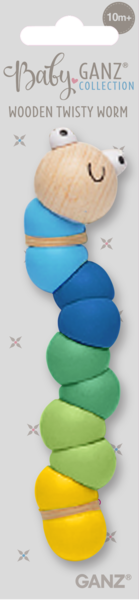 Ganz Baby 6.5" Twisty Worm Toy - Assortment
