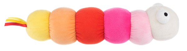 Ganz 14" Wiggle Worm Rattle - Pink