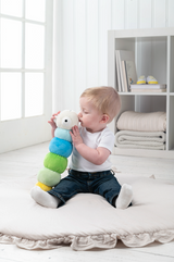 Ganz 14" Wiggle Worm Rattle - Blue