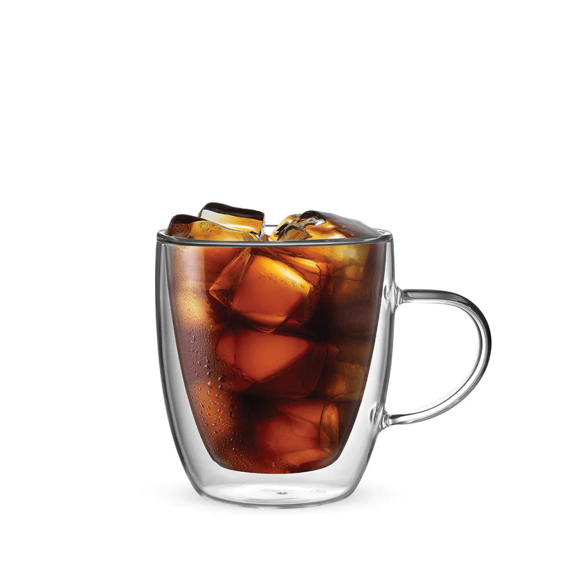 Bialetti Capri Double Walled Glass Mugs - Set of 2