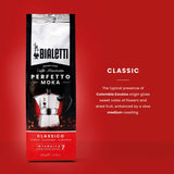 Bialetti Perfetto Moka Classico Coffee Grounds - 8.8 oz.