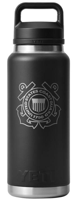 Coast Guard YETI Rambler Bottle - 36 oz.