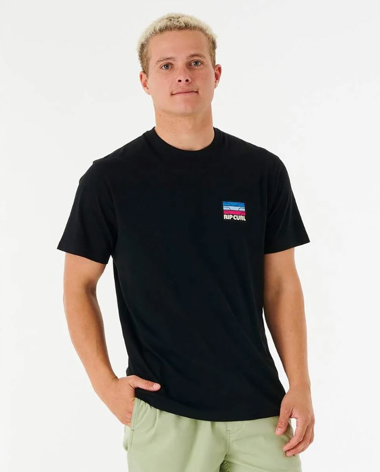 Rip Curl Mens Surf Revival Peak Short Sleeve T-Shirt