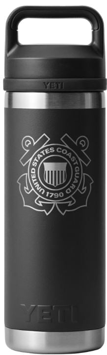 Coast Guard YETI Rambler Bottle - 18 oz.