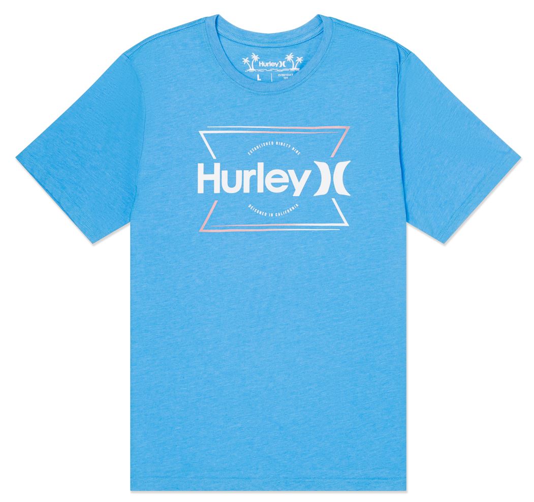 Hurley Mens Everyday Folded Up Short Sleeve T-Shirt