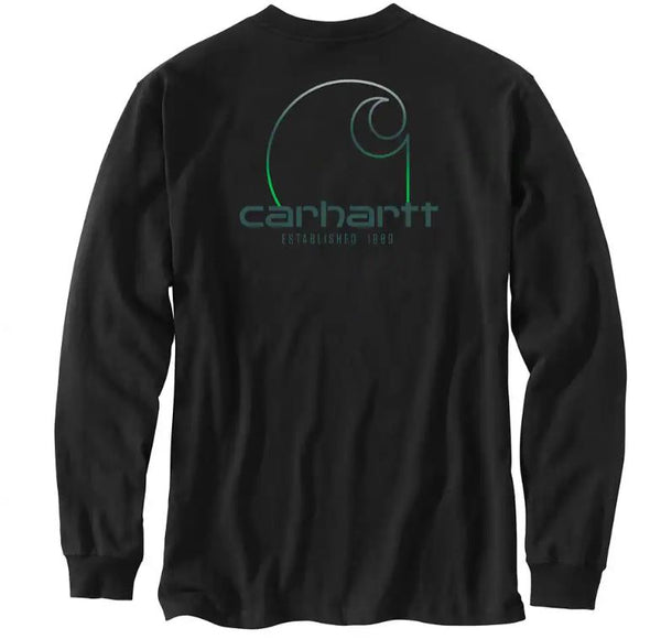 Carhartt Mens Loose Fit Heavy Weight Long Sleeve Pocket Shirt