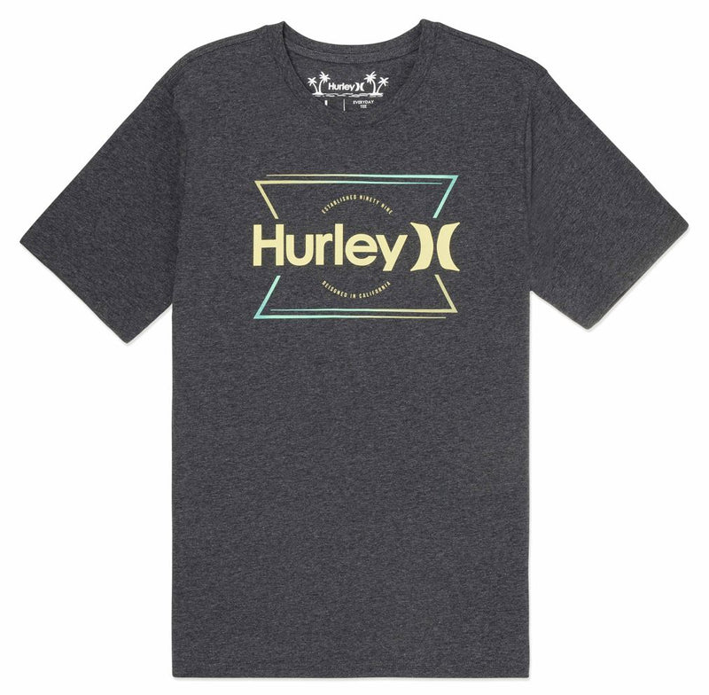 Hurley T-Shirt da Uomo Evd The Box LS Hurley T-Shirt da Uomo Evd The Box LS