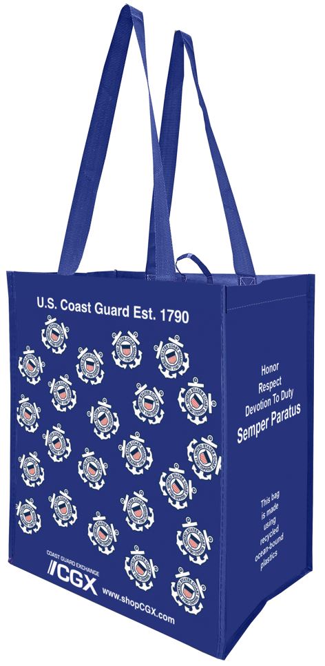 Coast Guard Earthwise All Over Print Reusable Tote Bag