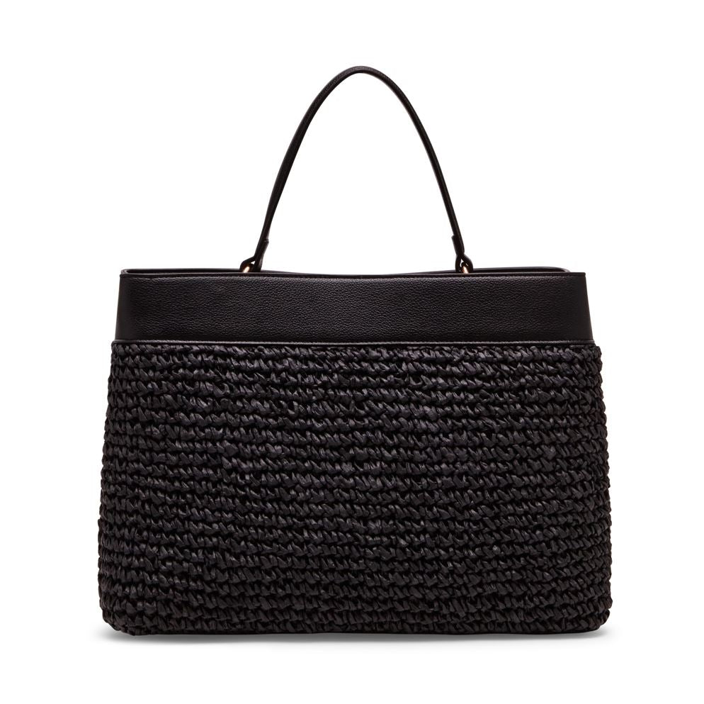 80s ANNE KLEIN ジャンプスーツ ブラック hooked Anne Klein Large Work Tote Handbag with Detachable Strap