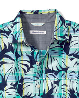 Tommy Bahama Mens Plaid Over Paradise Short Sleeve Button Down Shirt