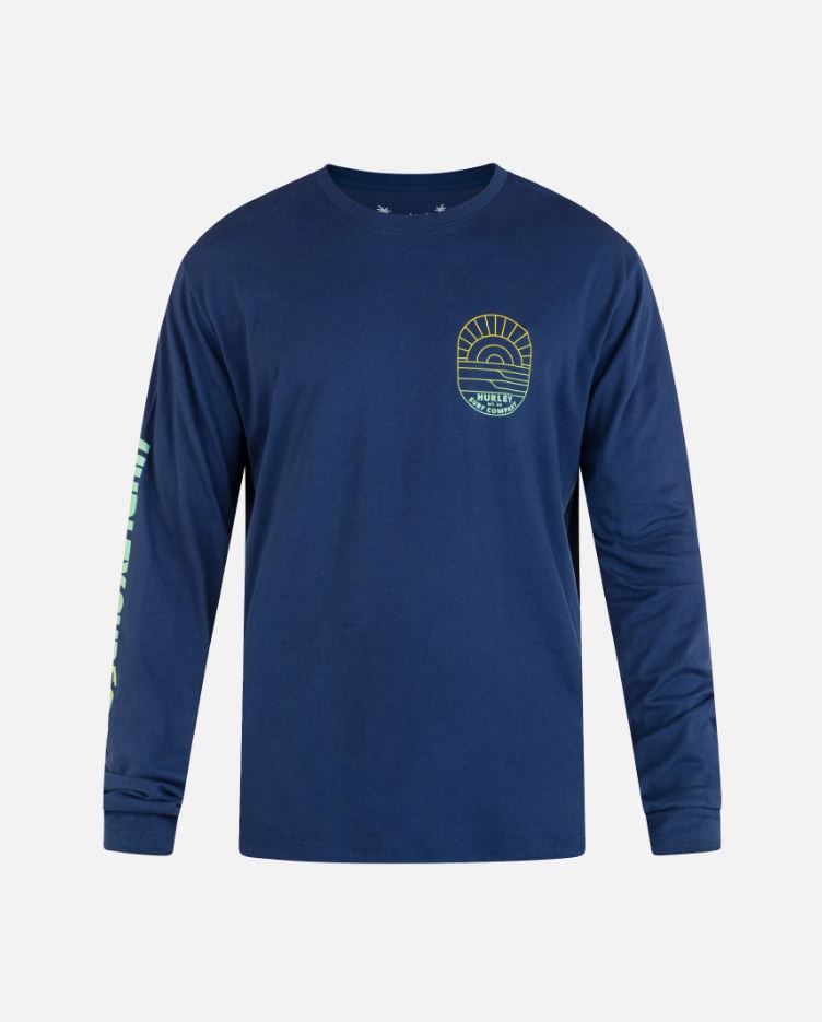 Hurley Mens Everyday Clean Lines Long Sleeve T-Shirt – ShopCGX