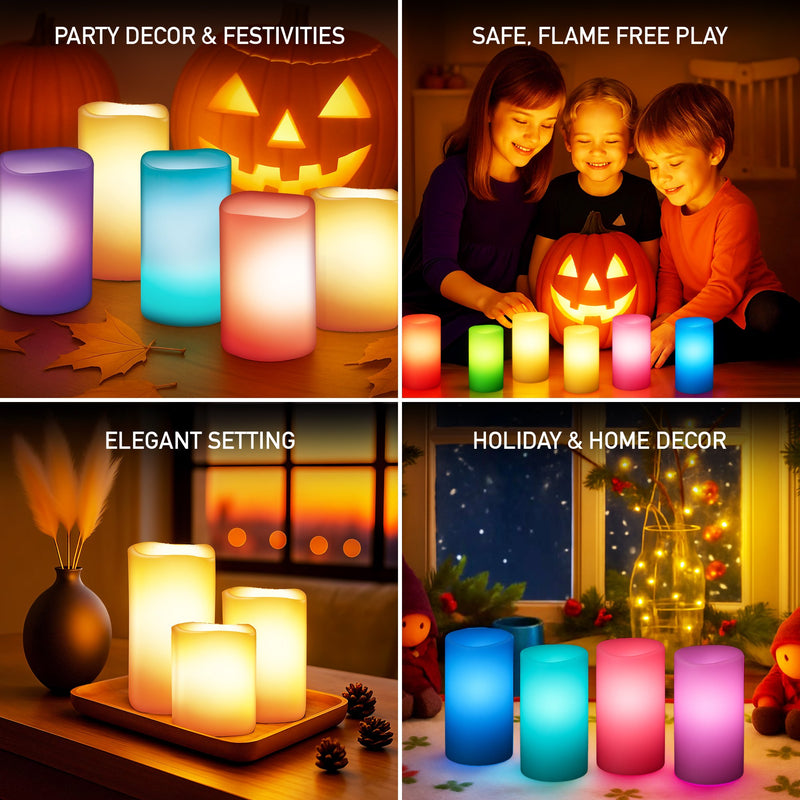 Bell + Howell Candle Brights Flameless Candles - 3 Pack