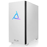 CLX SET Gaming Desktop - Liquid Cooled Intel Core i7 12700KF 3.6GHz 12-Core Processor, 32GB DDR4 Memory, GeForce RTX 3070 8GB GDDR6 Graphics, 500GB M.2 NVMe SSD, 4TB HDD, WiFi, White CLX Edition Sakara ATX Mid-Tower 6 RGB Fans, Windows 11 Home 64-bit