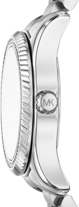 Michael Kors Womens Mini Lexington Silver-Tone Watch