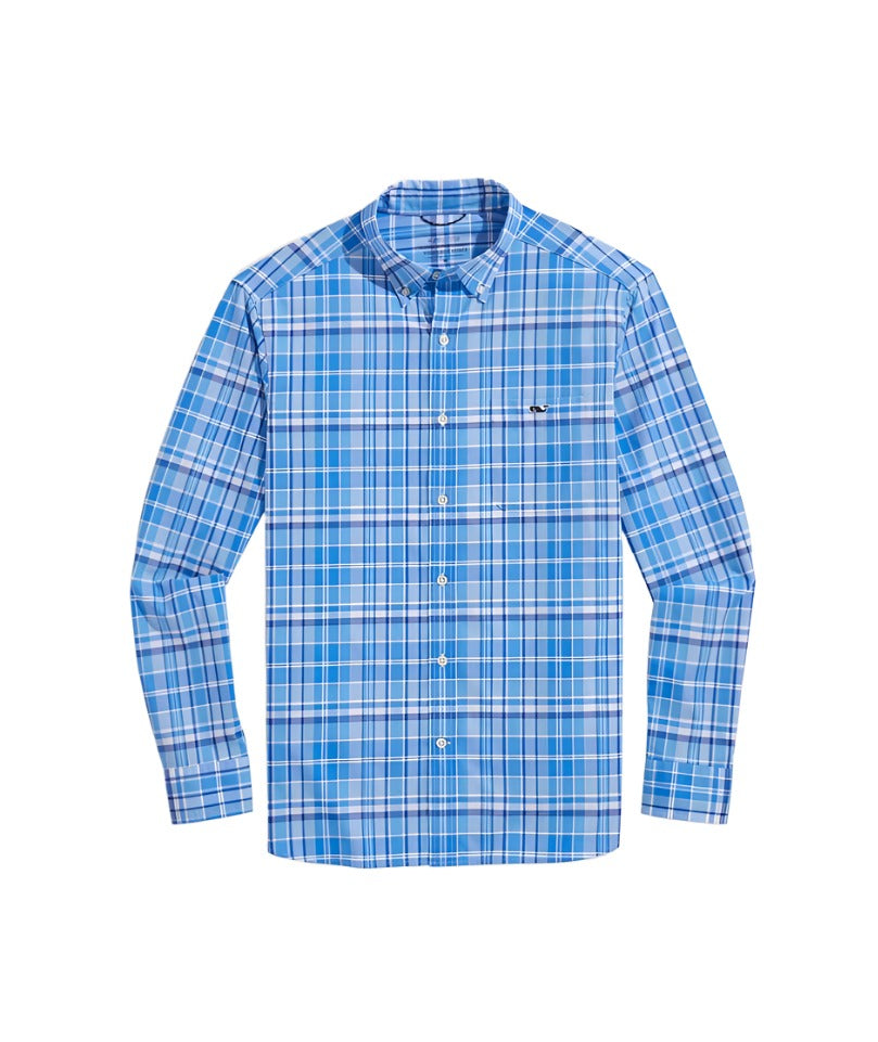 Vineyard Vines Mens On-The-Go Plaid Long Sleeve Button Down Shirt – ShopCGX Vineyard Vines Mens On-The-Go Plaid Long Sleeve Button Down Shirt – ShopCGX